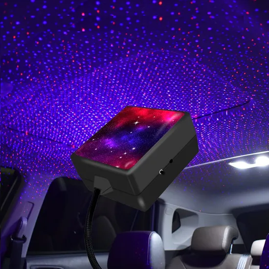 Lente do projetor céu estrelado USB Lâmpada LED Neon Luz ambiente automática Luz ambiente do teto do carro Luz estelar