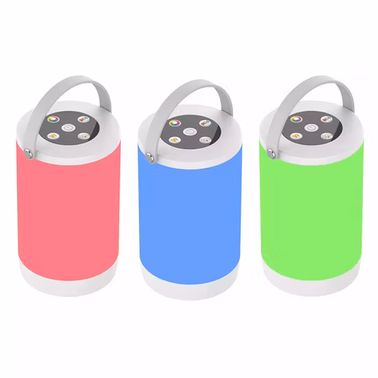 Candeeiro de pé de LED moderno recarregável portátil luz ambiente RGB