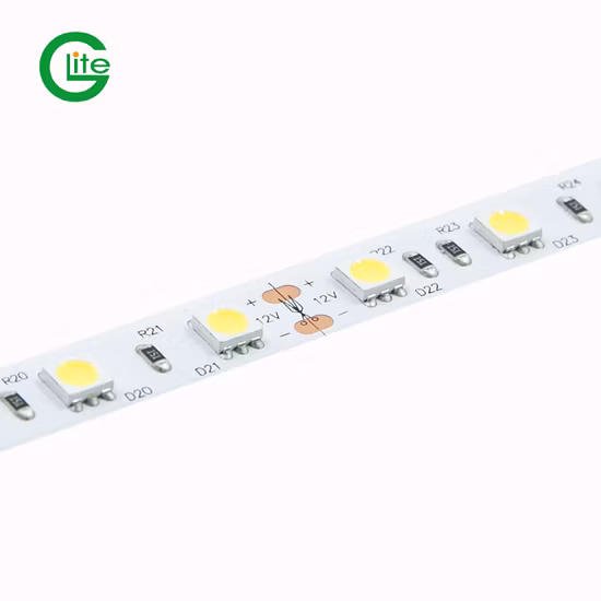 Venda imperdível SMD5050 60/120LED Tira de LED DC12 Tira não à prova d'água com certificado CE